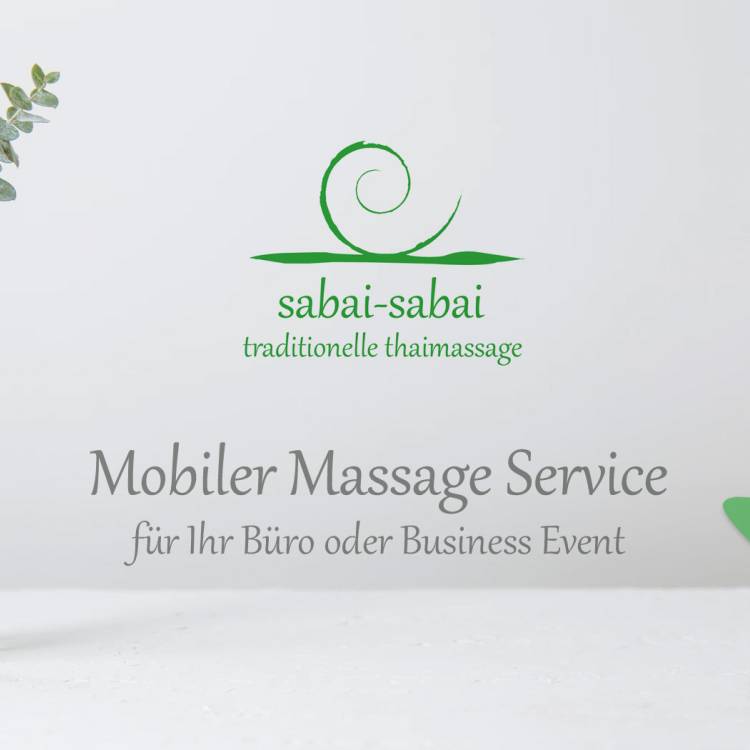 Mobiler Massage Service für Büro & Event